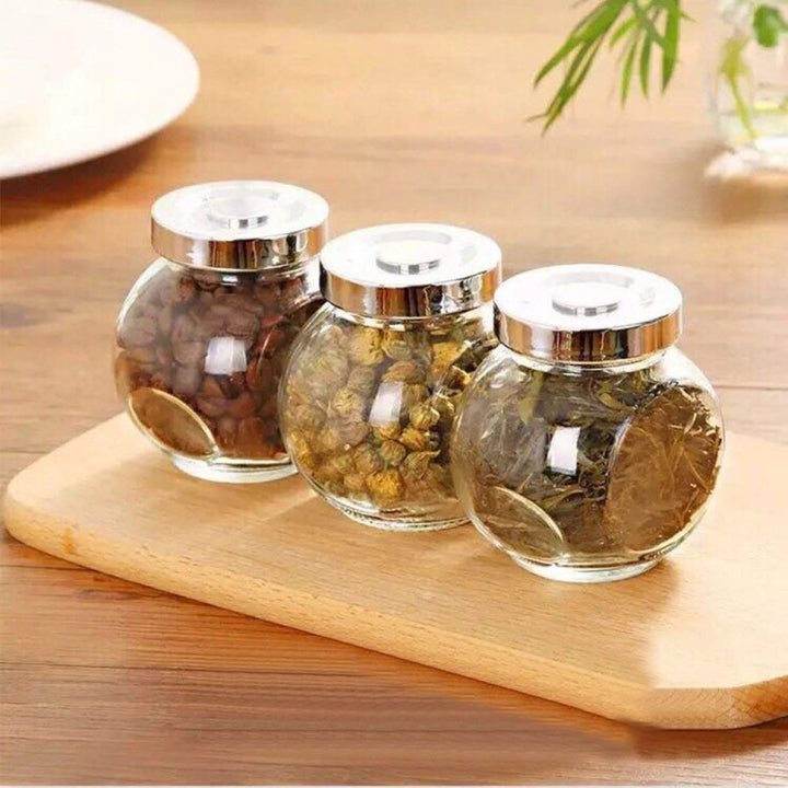 Air Tight Glass Spice Jar