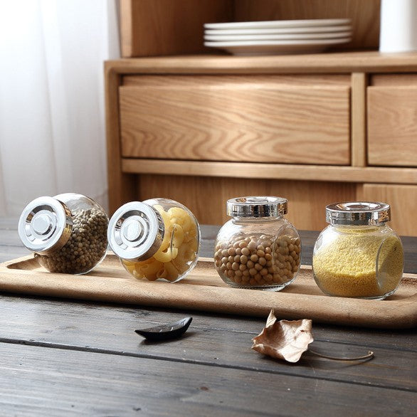 Air Tight Glass Spice Jar