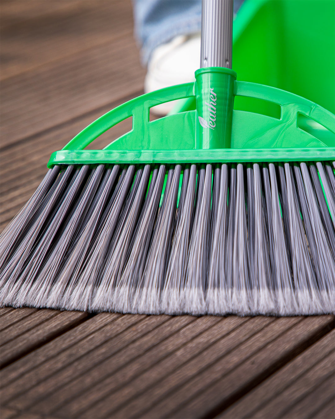 Dustpan and Broom with Short Handle