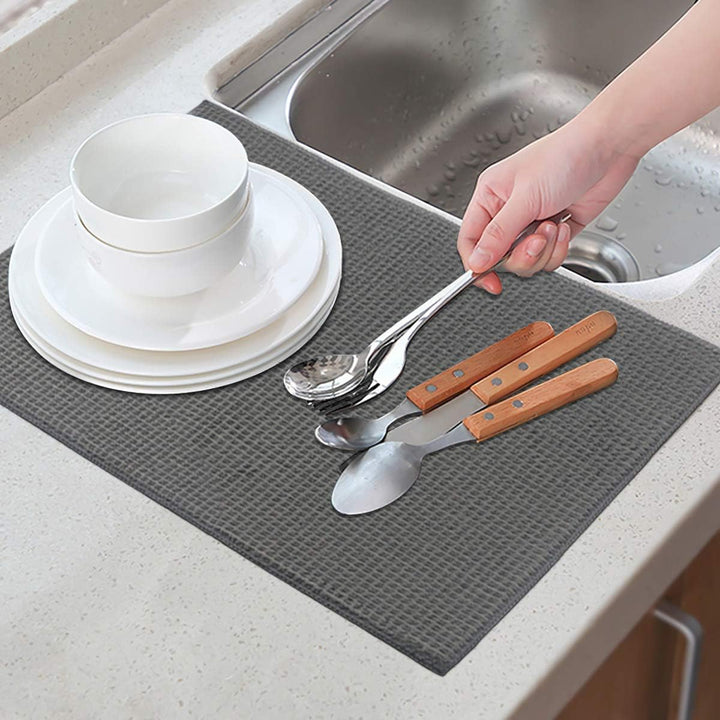 Microfiber Dish Drying Mat 2Pcs