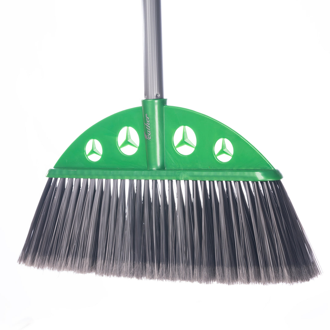 Wide Indoor Broom with Handle