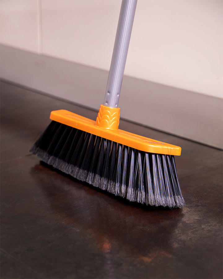 Flat Indoor Broom with Handle