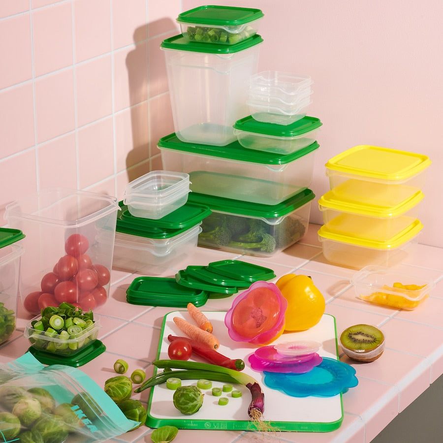 Transparent Container Set 17 Pcs