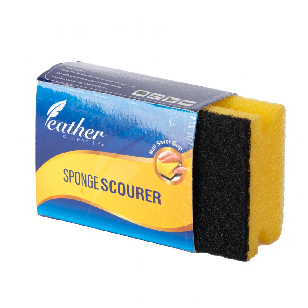 Sponge Scourer with Handgrip 1Pcs