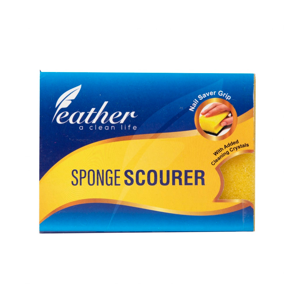 Sponge Scourer with Handgrip 1Pcs